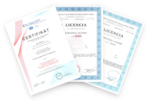 certifikáty a licencie
